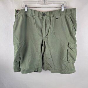 Boy Scouts Of America Shorts Mens Large Green Cargo Relaxed Uniform Switchback